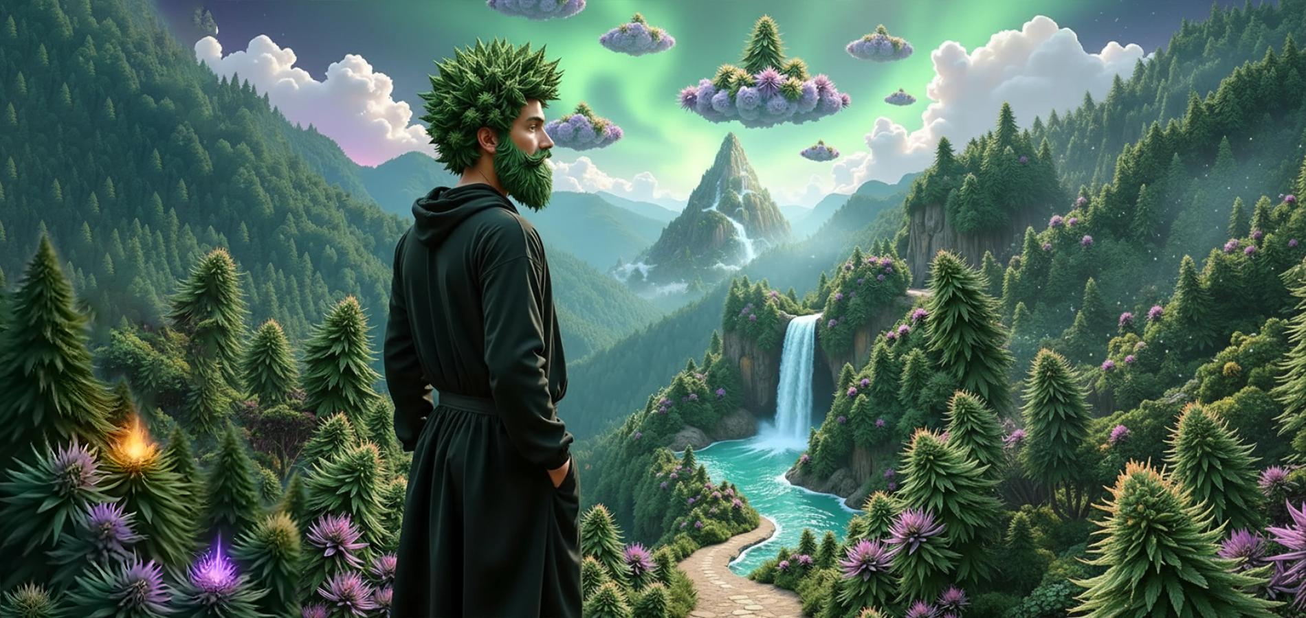 El Monte Kush se alza como un faro de luz y vida en un mundo donde la naturaleza y la espiritualidad se entrelazan en un abrazo eterno.