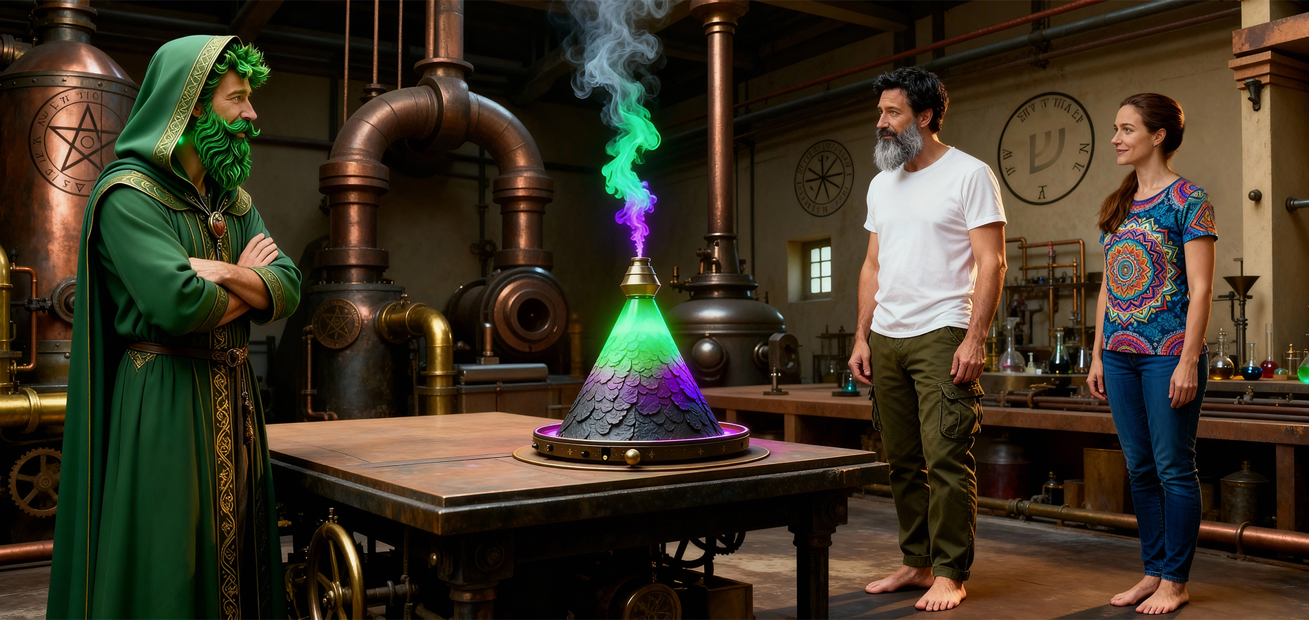 Yidi, Aiby y Maestro Puff