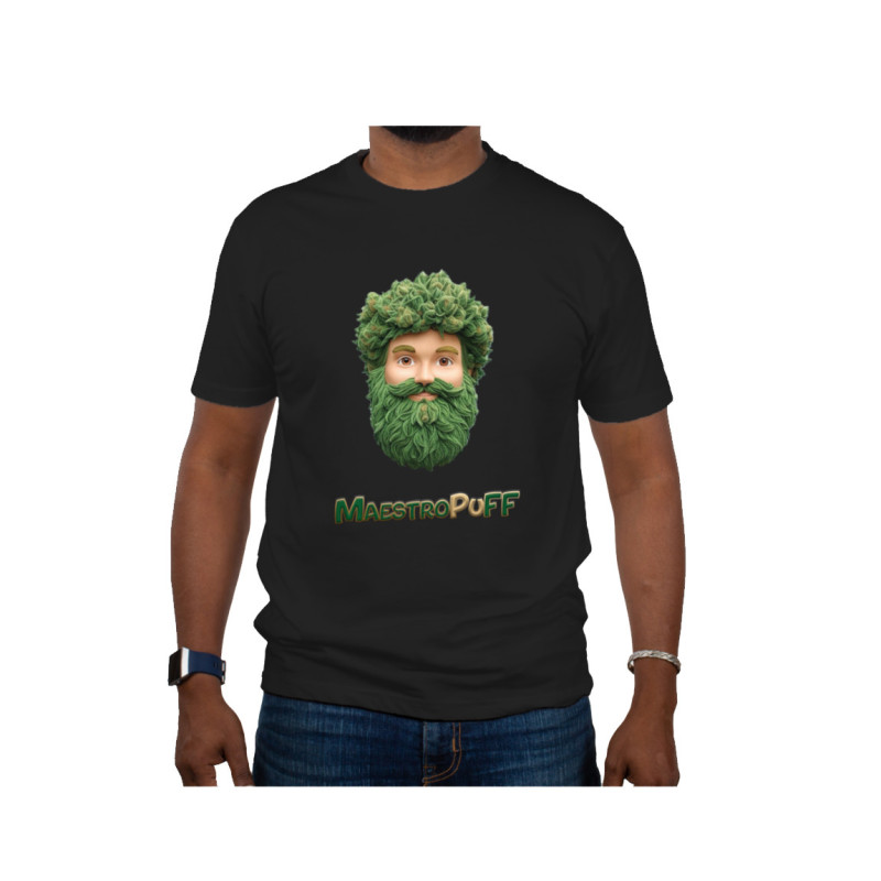 Camiseta Negra Maestro Puff | Merch Oficial